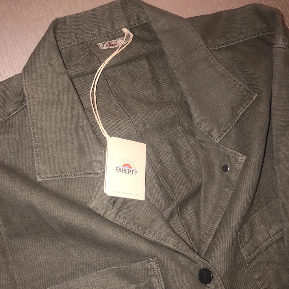 FATHERTY Green jacket Size L - Picture 3 of 11